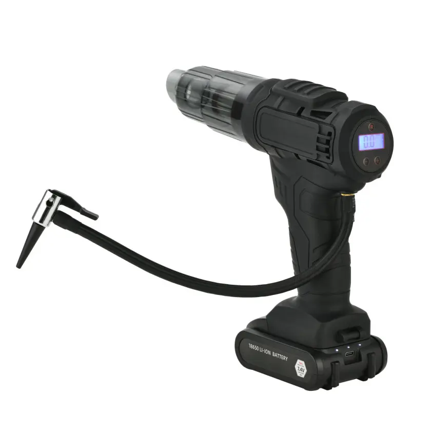 Aspirateur et compresseur 4 en 1